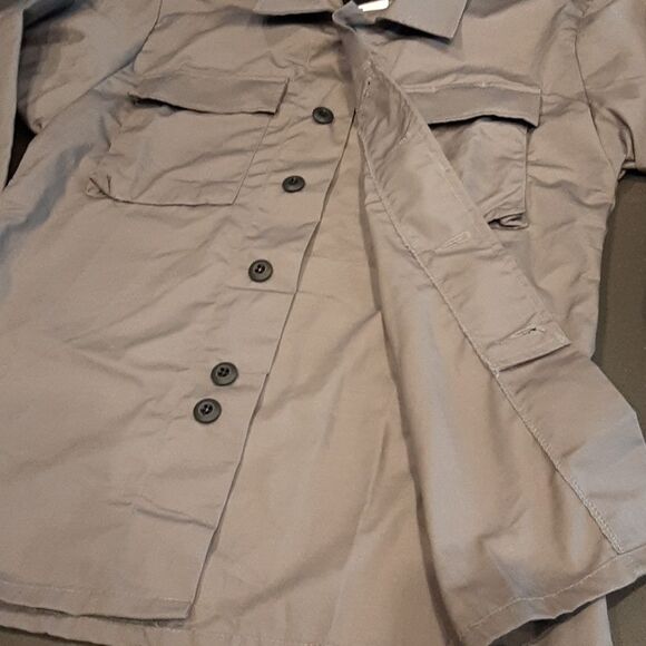 Militay Gray Tac Shirt Jacket - Picture 3 of 10